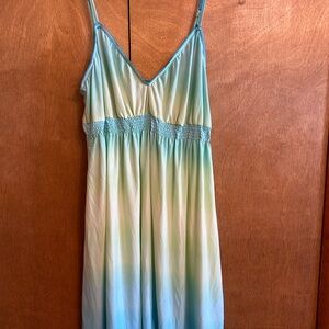 Blue and Yellow Ombre Chemise Size M